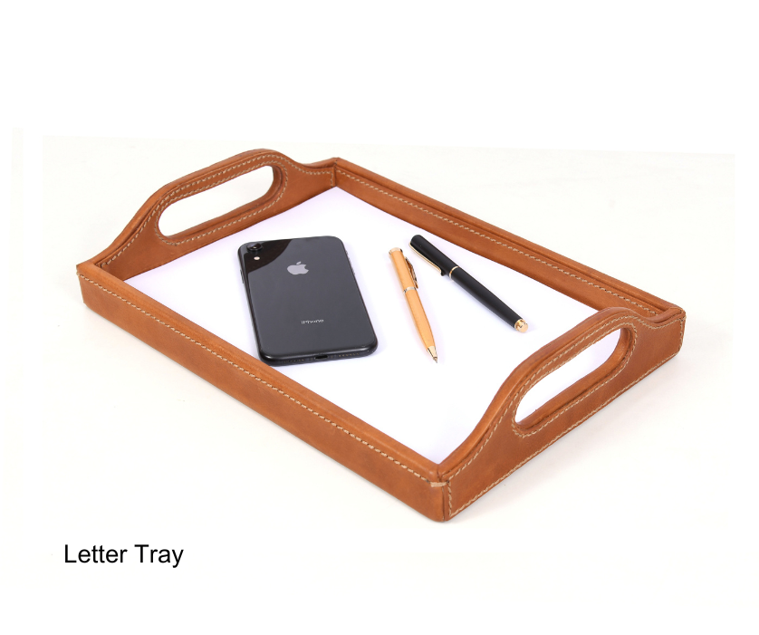 Leather Pen Tray 